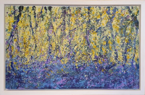Sharon Withers Bluebell Woods framed