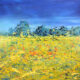 Sharon Withers Fields of Wheat modern landscape art for sale