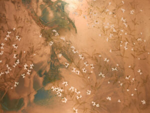 Paul Fearn Ladybird japanese blossom wall art for sale