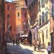 John Hammond Sunny Corner Montepulciano painting for sale