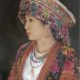 Miao Girl in Thought Shen Ming Cun buy chinese art original framed Fine Art oil painting portrait of Chinese woman in traditional clothes
